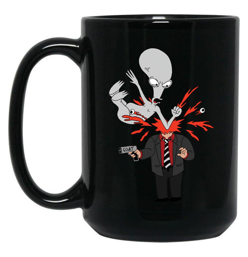 American Dad - Roger Slam Black Coffee Mug, Gift Coffee Mug - Black