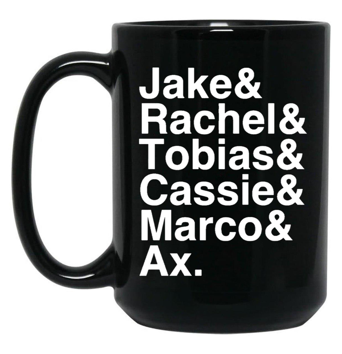 Animorphs Lineup List Coffee Mug Black Coffee Mug, Gift Coffee Mug - Black