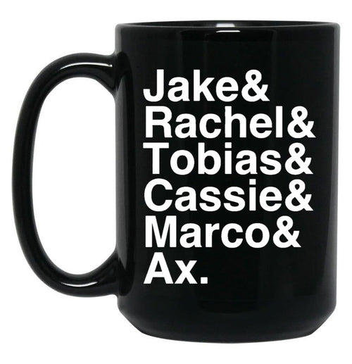 Animorphs Lineup List Coffee Mug Black Coffee Mug, Gift Coffee Mug - Black