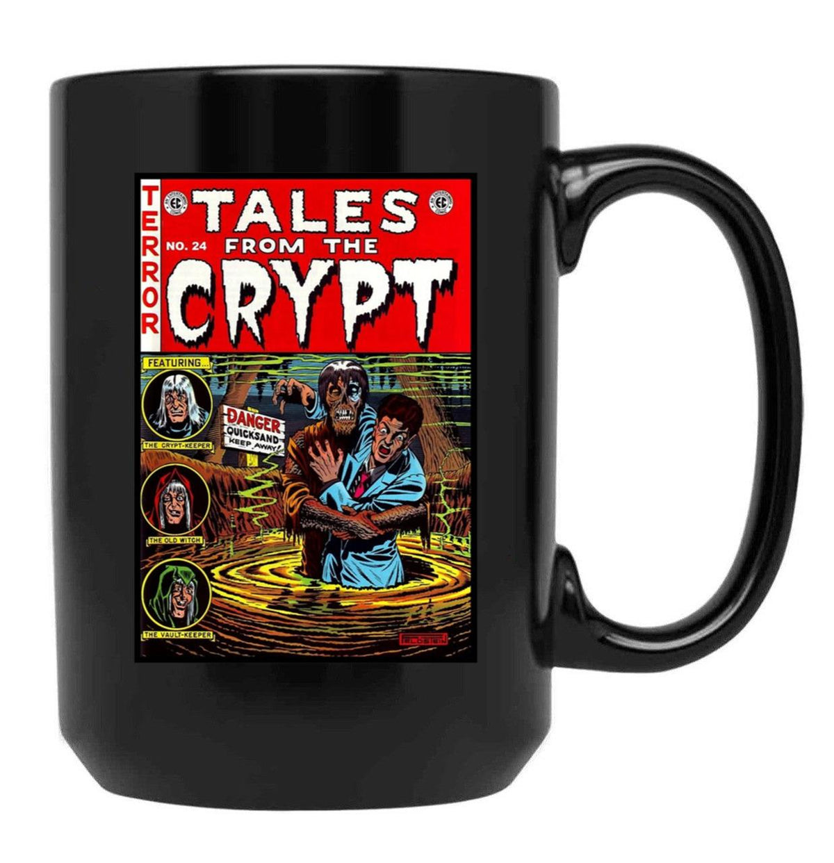 Another Great Vintage Tales from The Crypt Comic Cover Art! Essential Black Coffee Mug, Gift Coffee Mug