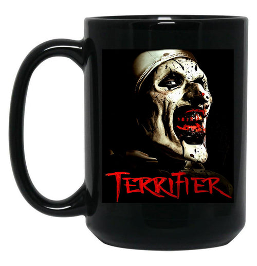 Art The Clown Terrifier (2) Black Coffee Mug, Gift Coffee Mug - Black