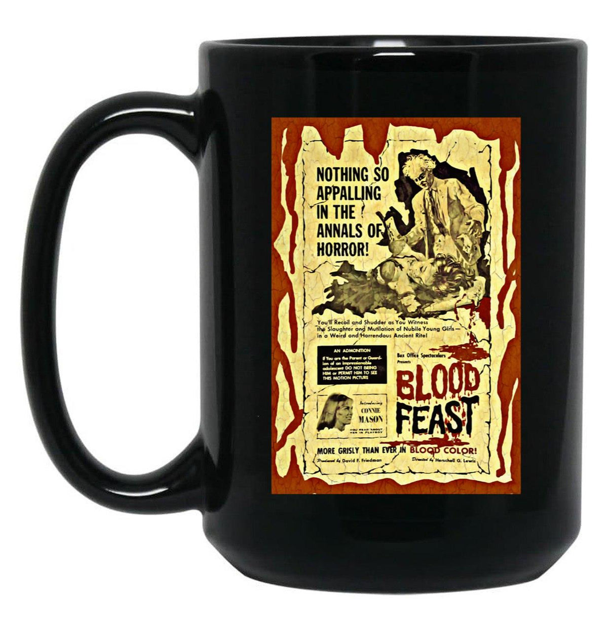 Blood Feast Classic Black Coffee Mug, Gift Coffee Mug - Black