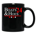 Boats And Hoes 2024 Black Coffee Mug, Gift Coffee Mug - Black