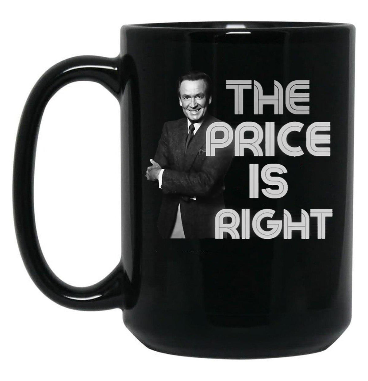Bob Barker (10) Black Coffee Mug, Gift Coffee Mug - Black