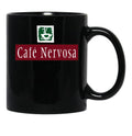 Cafe Nervosa Black Coffee Mug, Gift Coffee Mug - Black