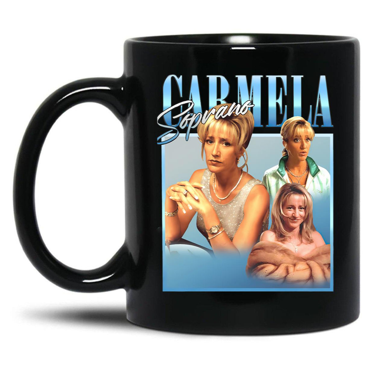 Carmela Soprano Classic Black Coffee Mug, Gift Coffee Mug