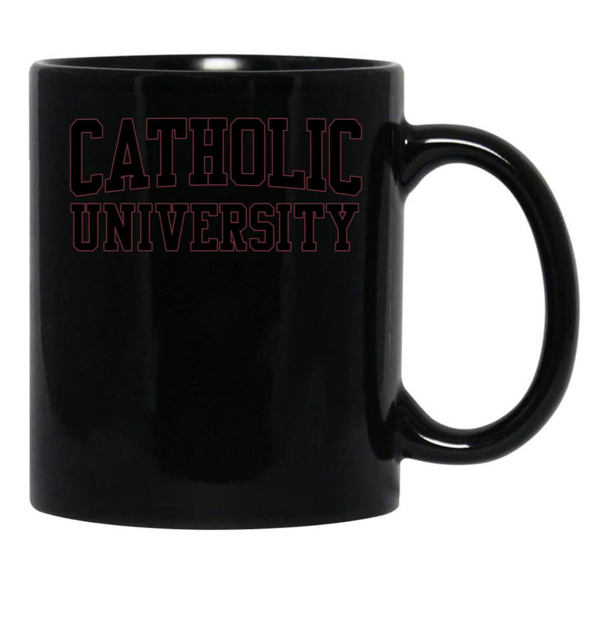 Catholic UNIVERSITY of America Black Coffee Mug, Gift Coffee Mug - Black
