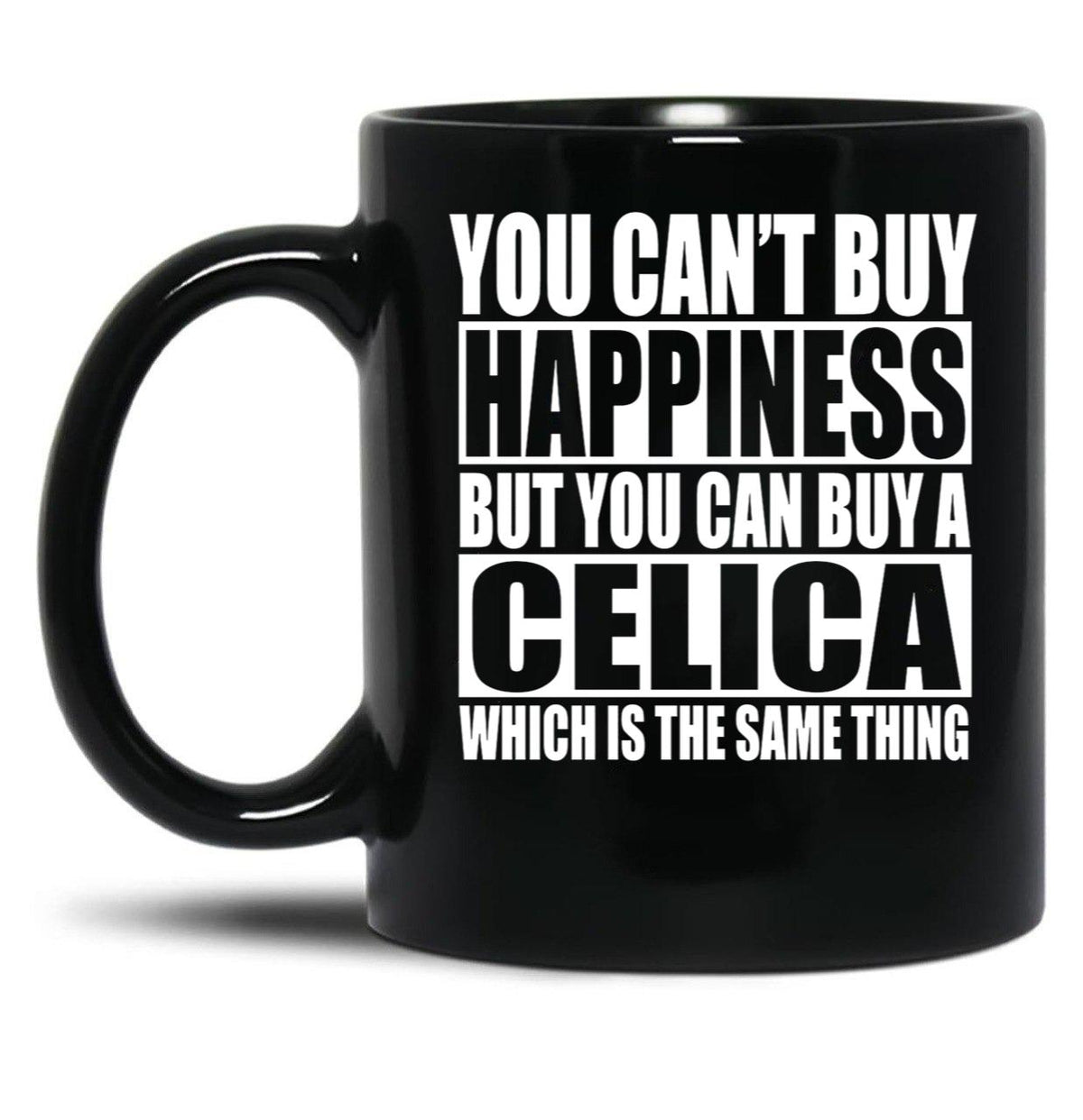 Celica Black Coffee Mug, Gift Coffee Mug