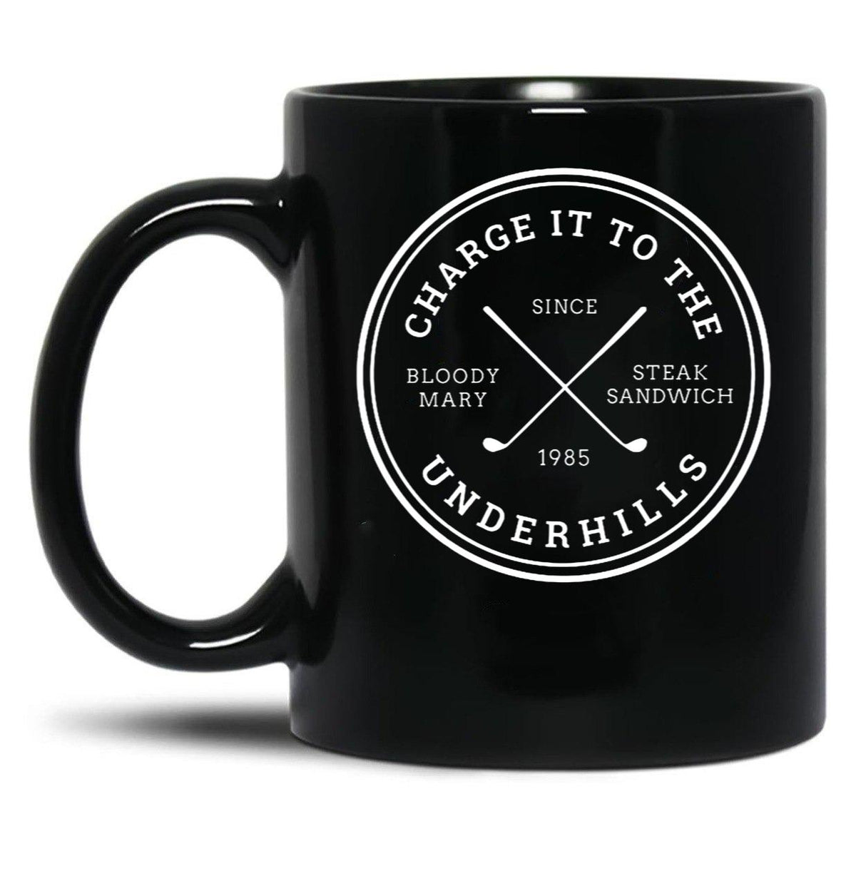 Charge It to The Underhills - Fletch Black Coffee Mug, Gift Coffee Mug