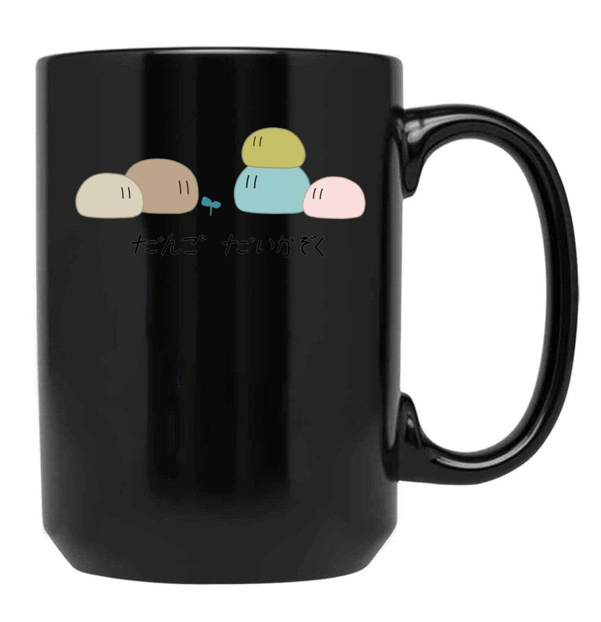Clannad Dango Daikazoku Black Coffee Mug, Gift Coffee Mug