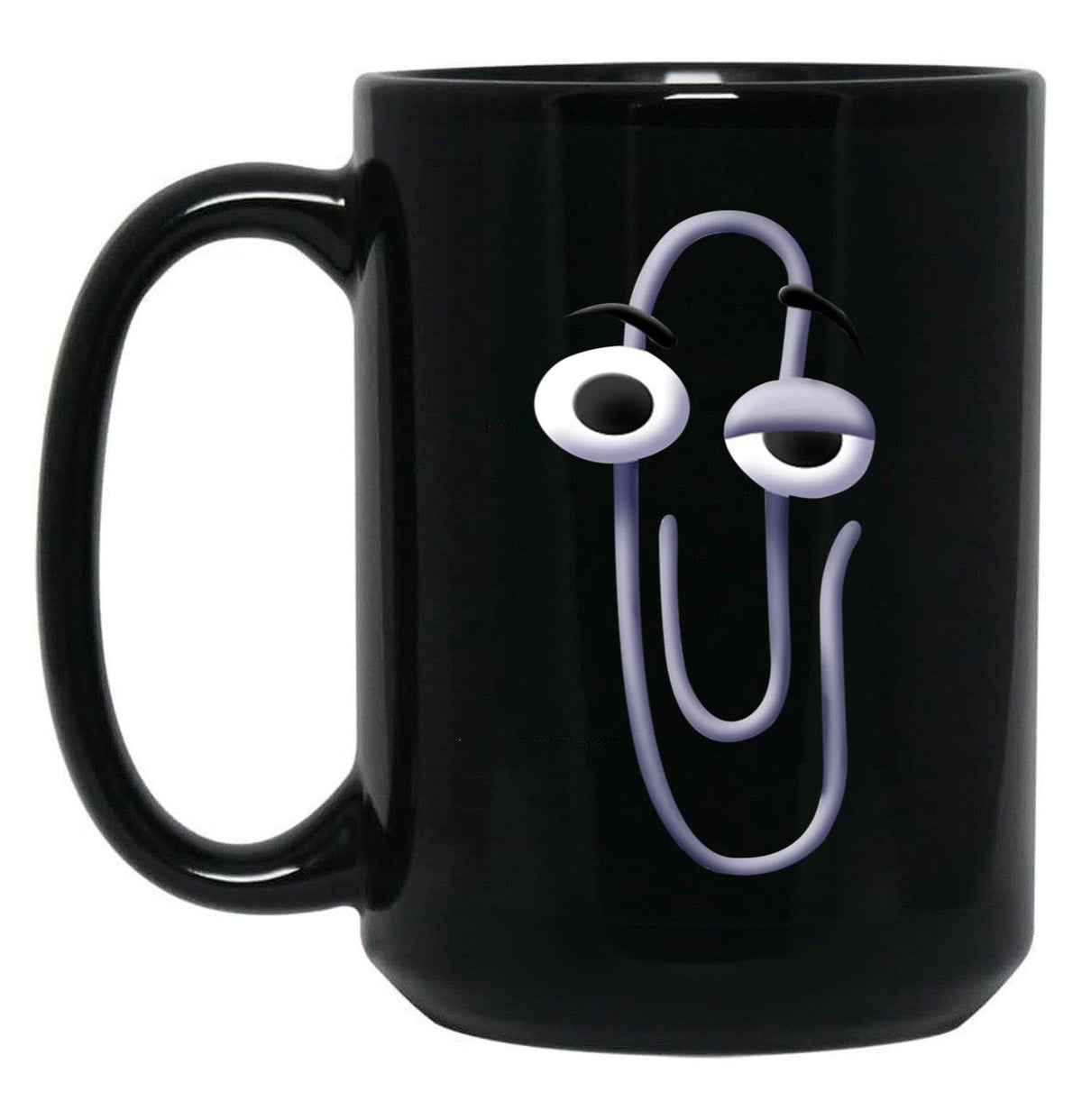 Clippy (2) Black Coffee Mug, Gift Coffee Mug - Black