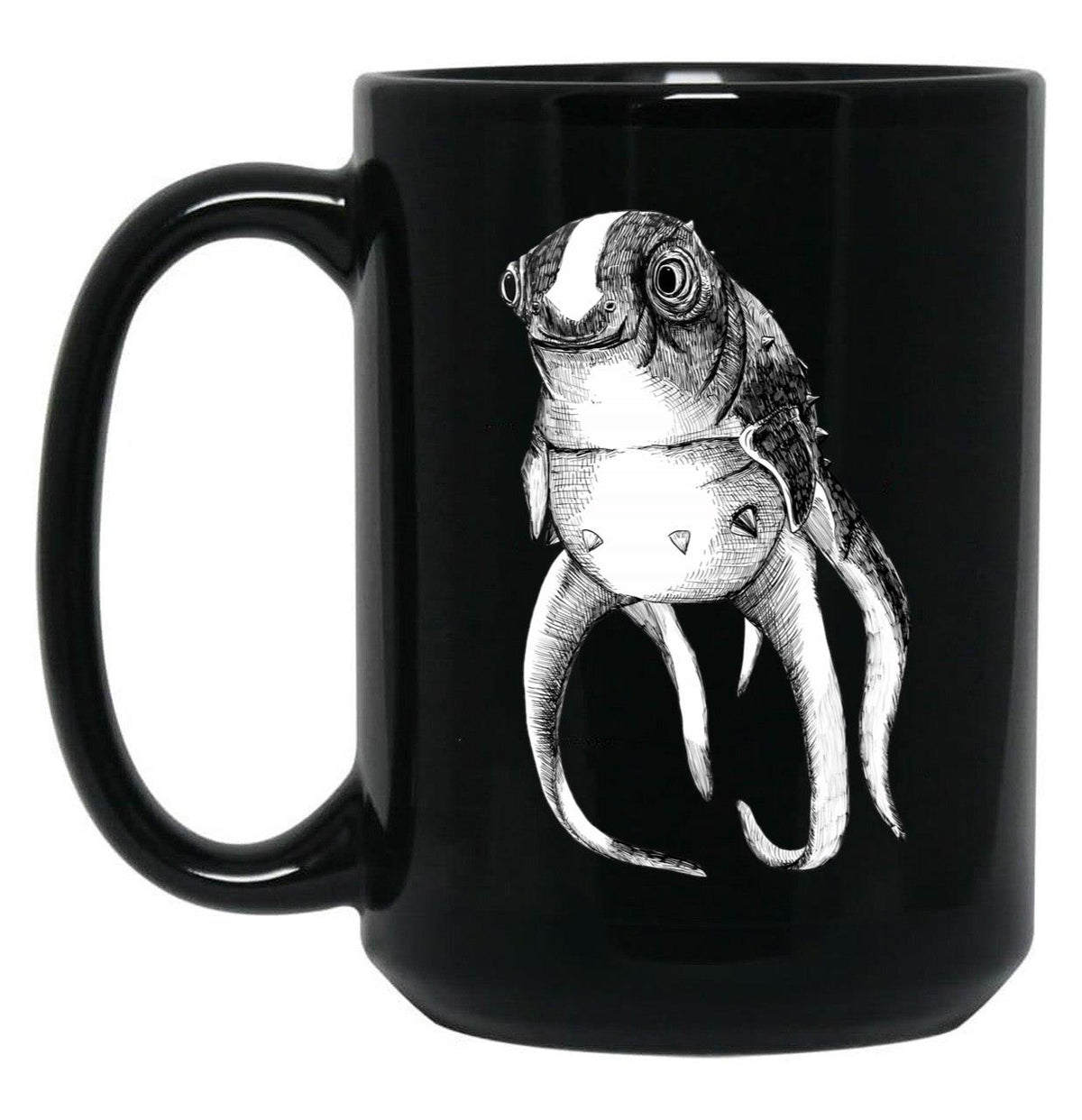 Cuddlefish - Subnautica Black Coffee Mug, Gift Coffee Mug - Black