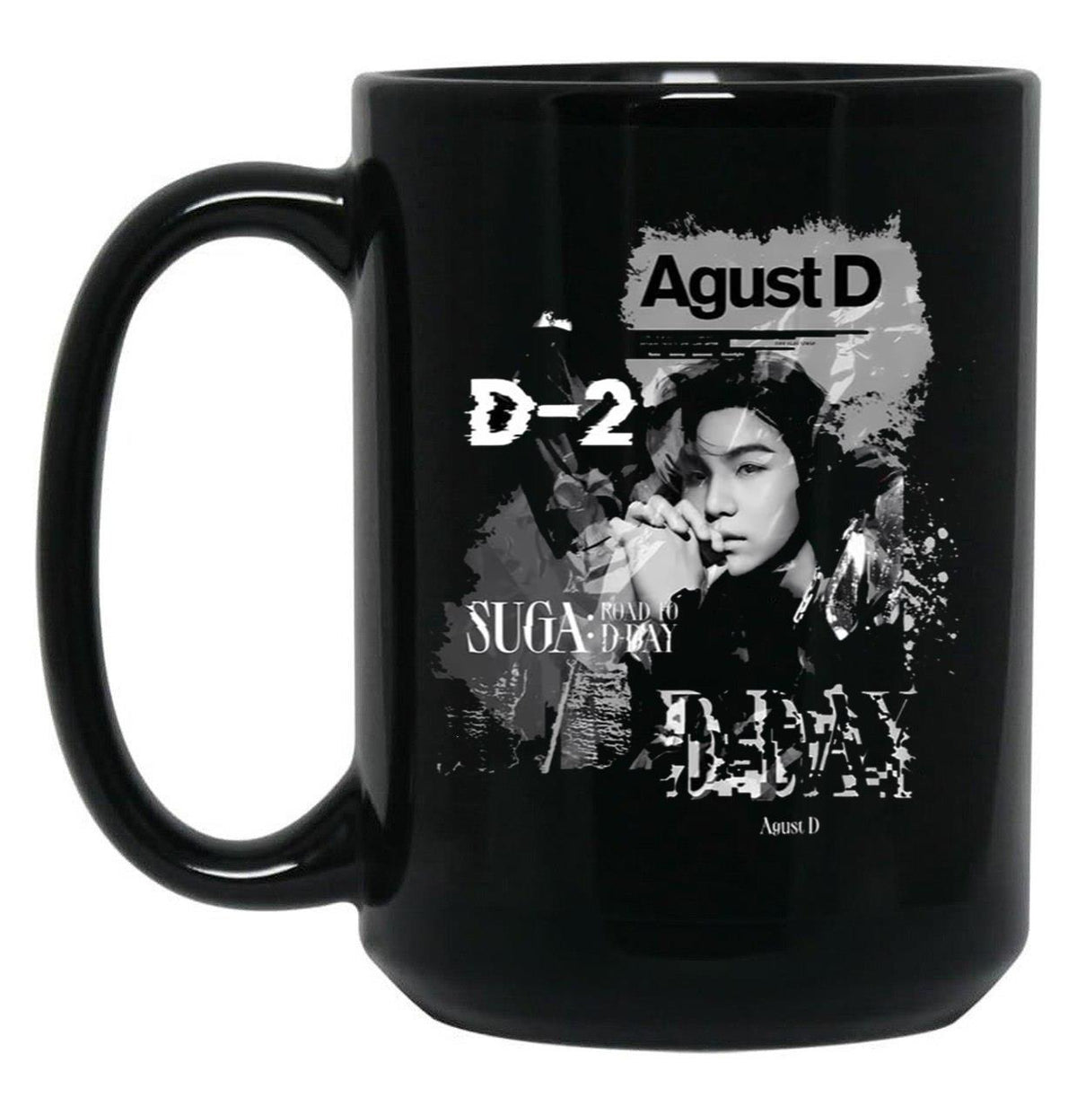 D Day Suga Agust D Concert Tour Coffee Mug Black Coffee Mug, Gift Coffee Mug - Black