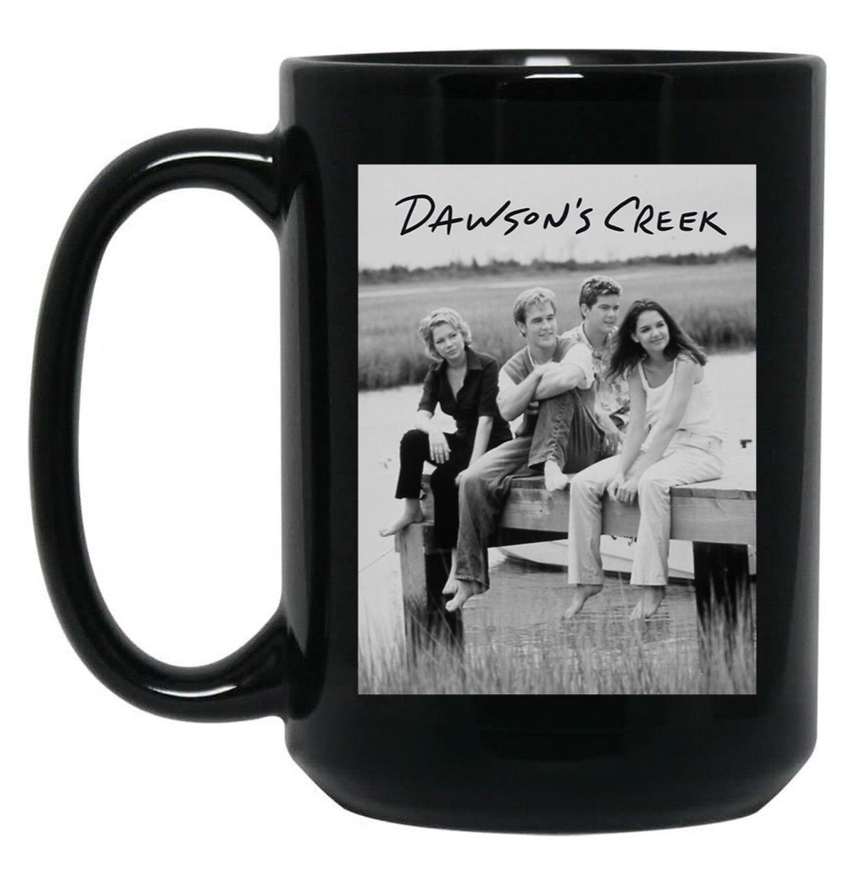 Dawsons Creek Black Coffee Mug, Gift Coffee Mug - Black