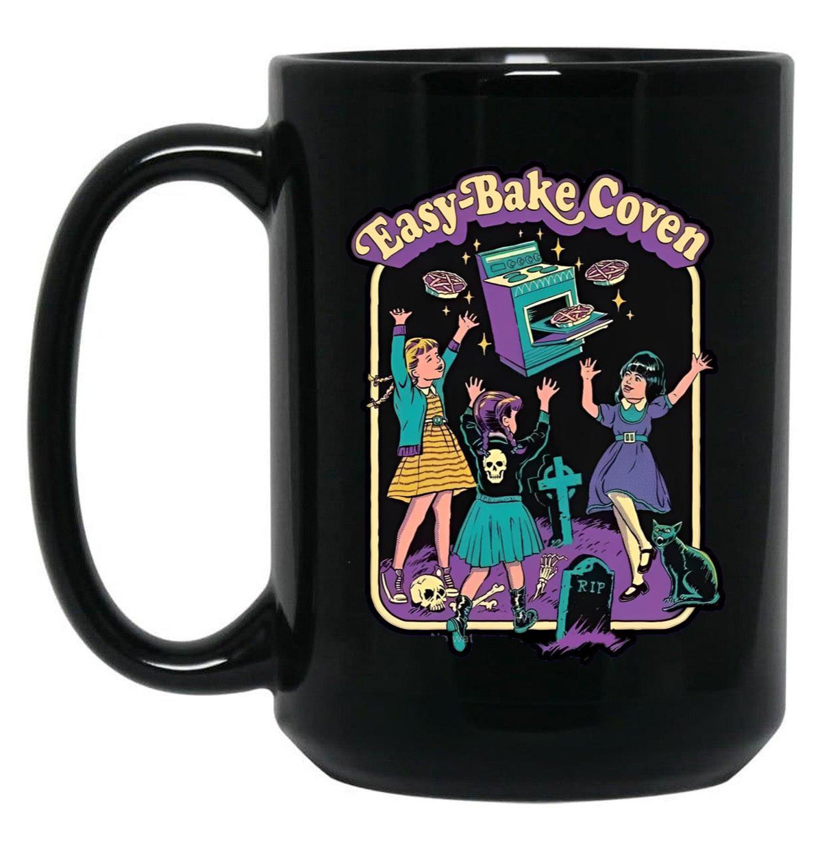 Easy Bake Coven Black Coffee Mug, Gift Coffee Mug - Black