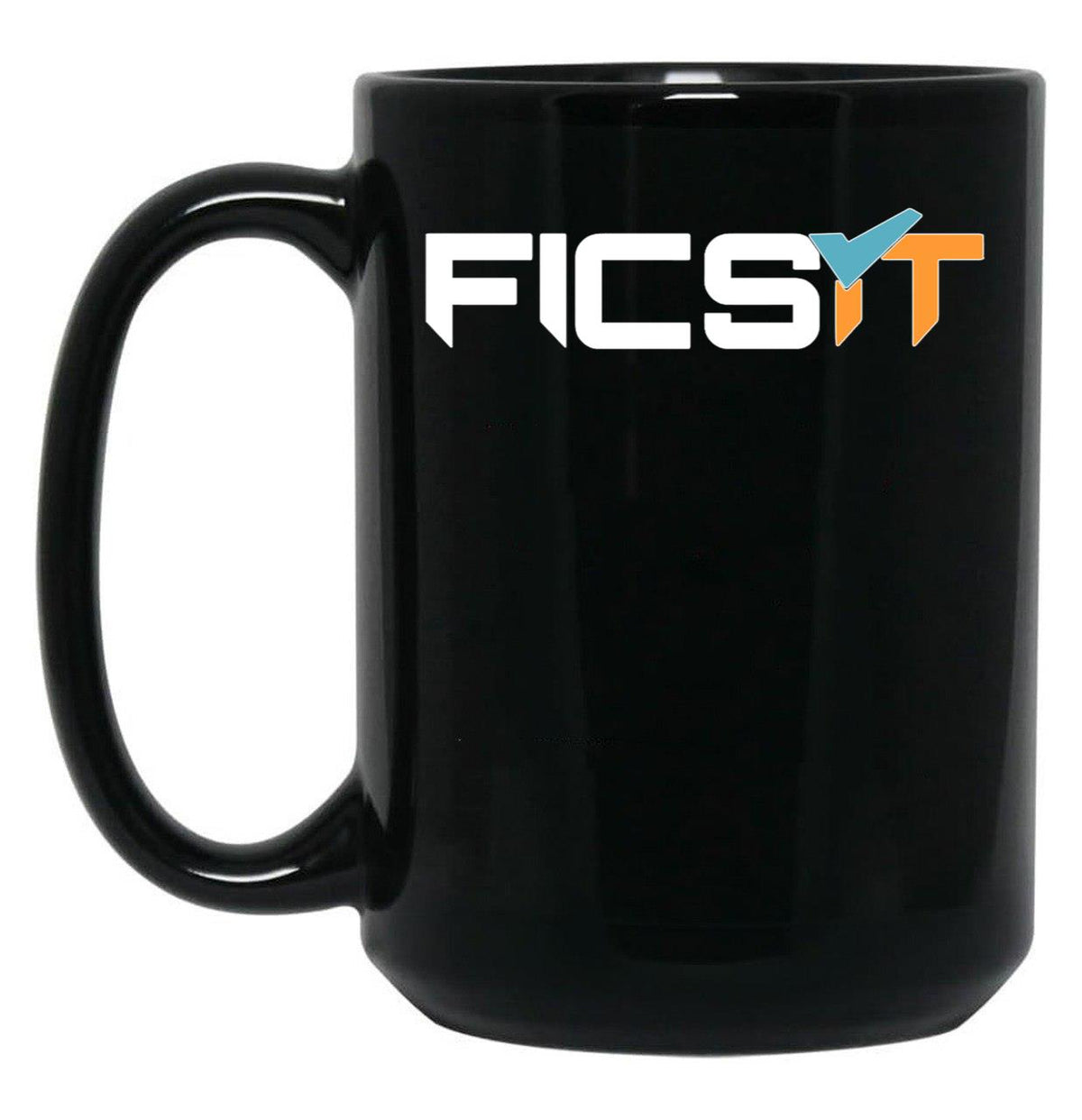 FICSIT Satisfactory Logo Classic Black Coffee Mug, Gift Coffee Mug - Black