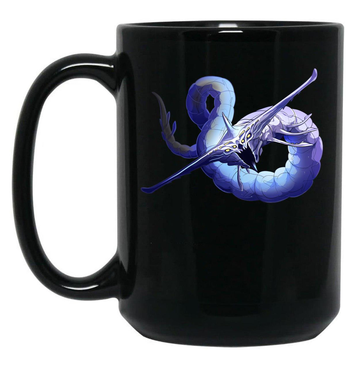 Ghost Leviathan Black Coffee Mug, Gift Coffee Mug - Black