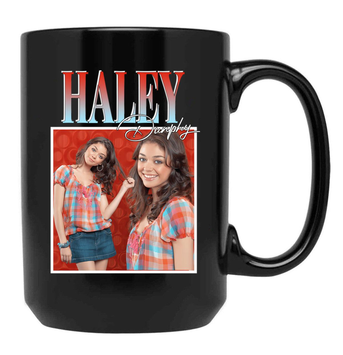Haley Dunphy Black Coffee Mug, Gift Coffee Mug