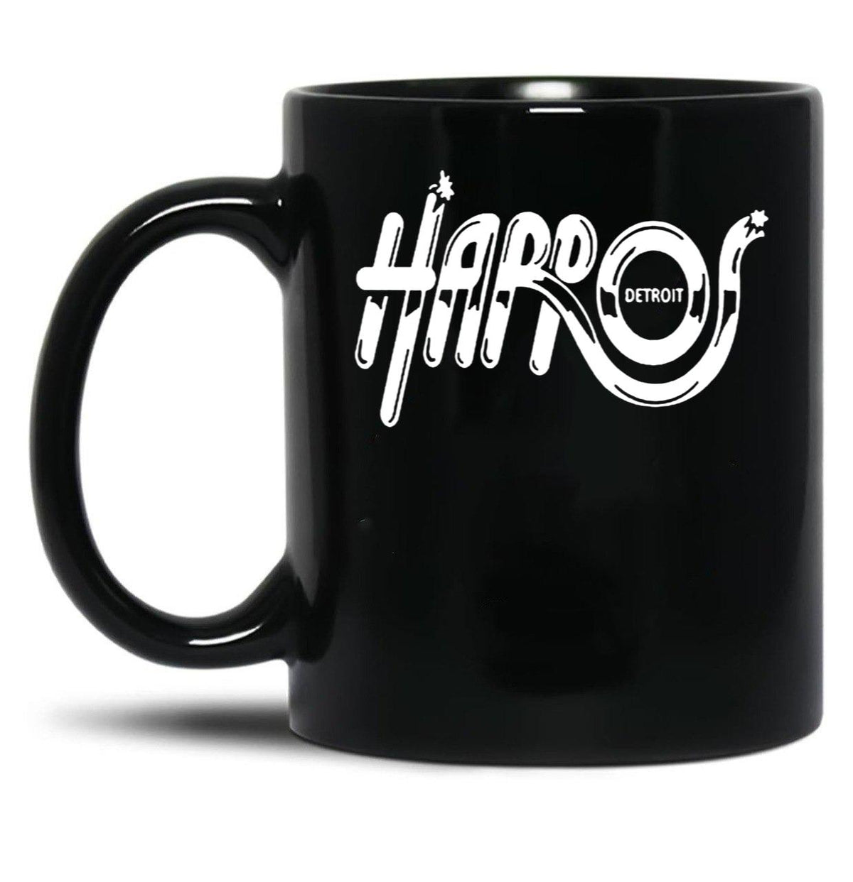 Harpos Detroit Logos Black Coffee Mug, Gift Coffee Mug