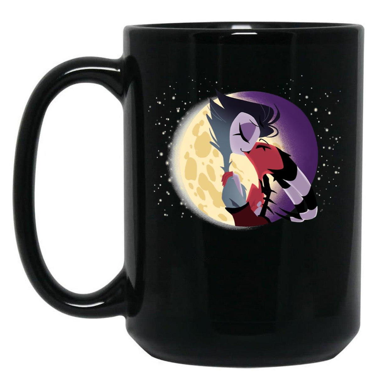 Helluva Boss - Blitzo x Stolas Classic Black Coffee Mug, Gift Coffee Mug - Black