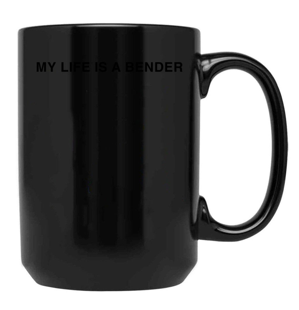 John Summit My Life is A Bender Black Coffee Mug, Gift Coffee Mug