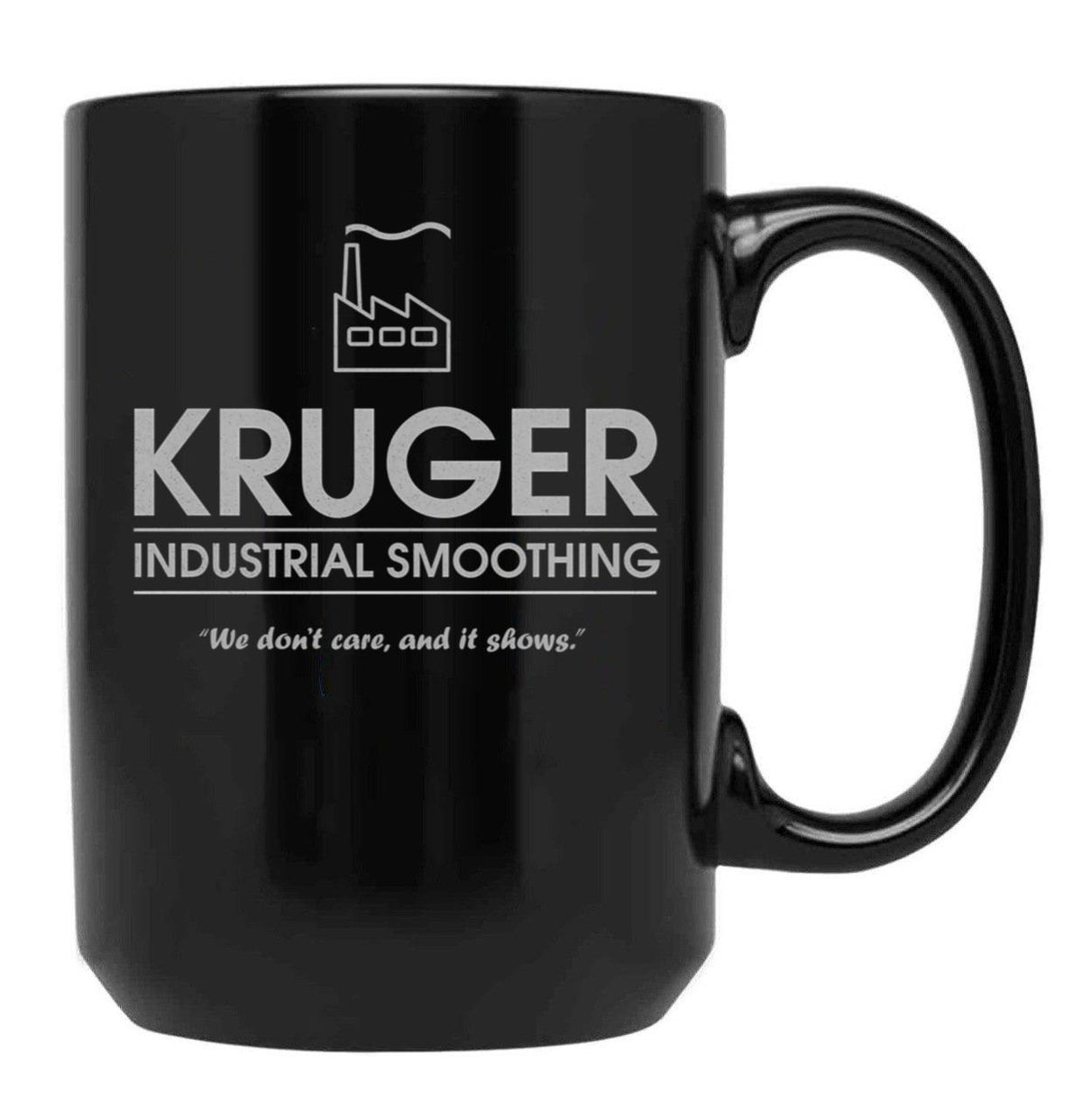 Kruger Industrial Smoothing Black Coffee Mug, Gift Coffee Mug