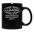 LUMON Macrodata Refinement Department Black Coffee Mug, Gift Coffee Mug - Black