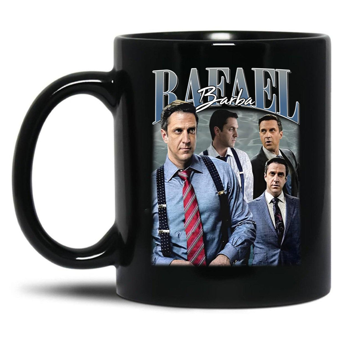 Limited Rafael Barba Vintage Gift for Woman and Man Black Coffee Mug, Gift Coffee Mug