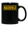 Masshole Black Coffee Mug, Gift Coffee Mug - Black
