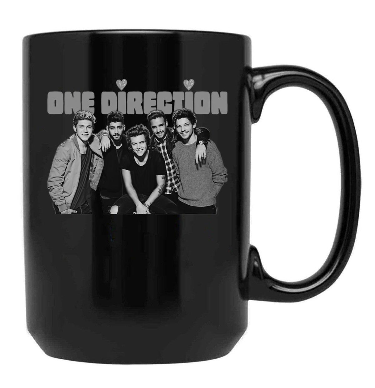 One Direction Together Classic Black Coffee Mug, Gift Coffee Mug