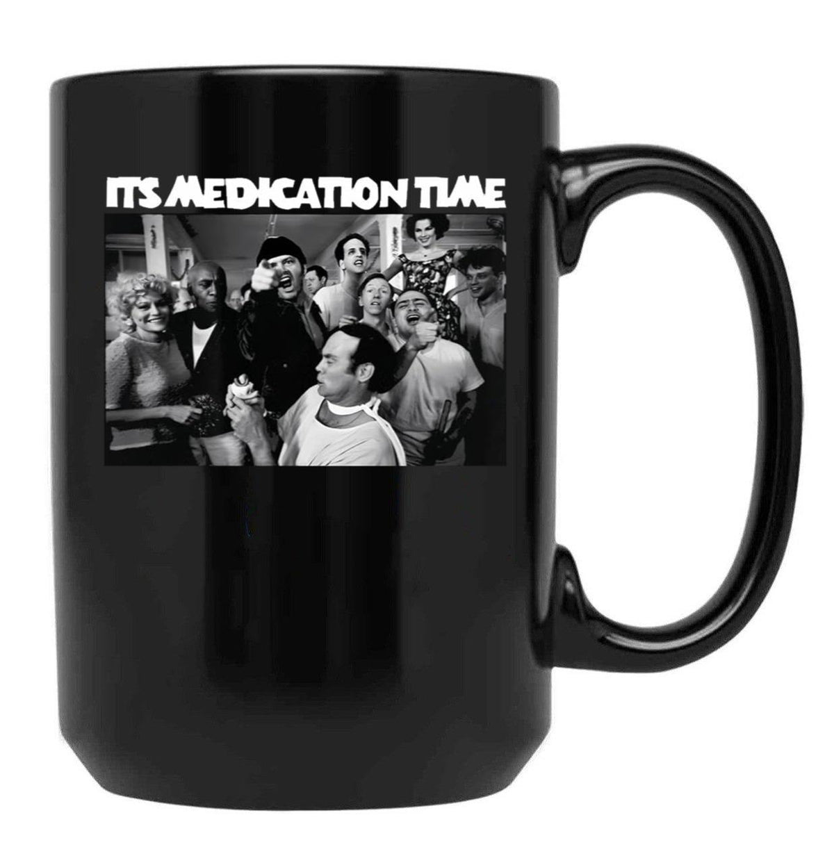 The One Who Flew Over The Cuckoos Nest Coffee Mug Black Coffee Mug, Gift Coffee Mug