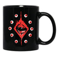 Ultrakill Eyeballs Black Coffee Mug, Gift Coffee Mug - Black