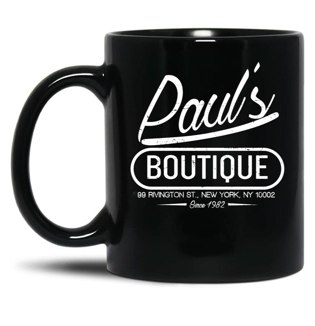 Vintage Paul's Boutique Black Coffee Mug, Gift Coffee Mug