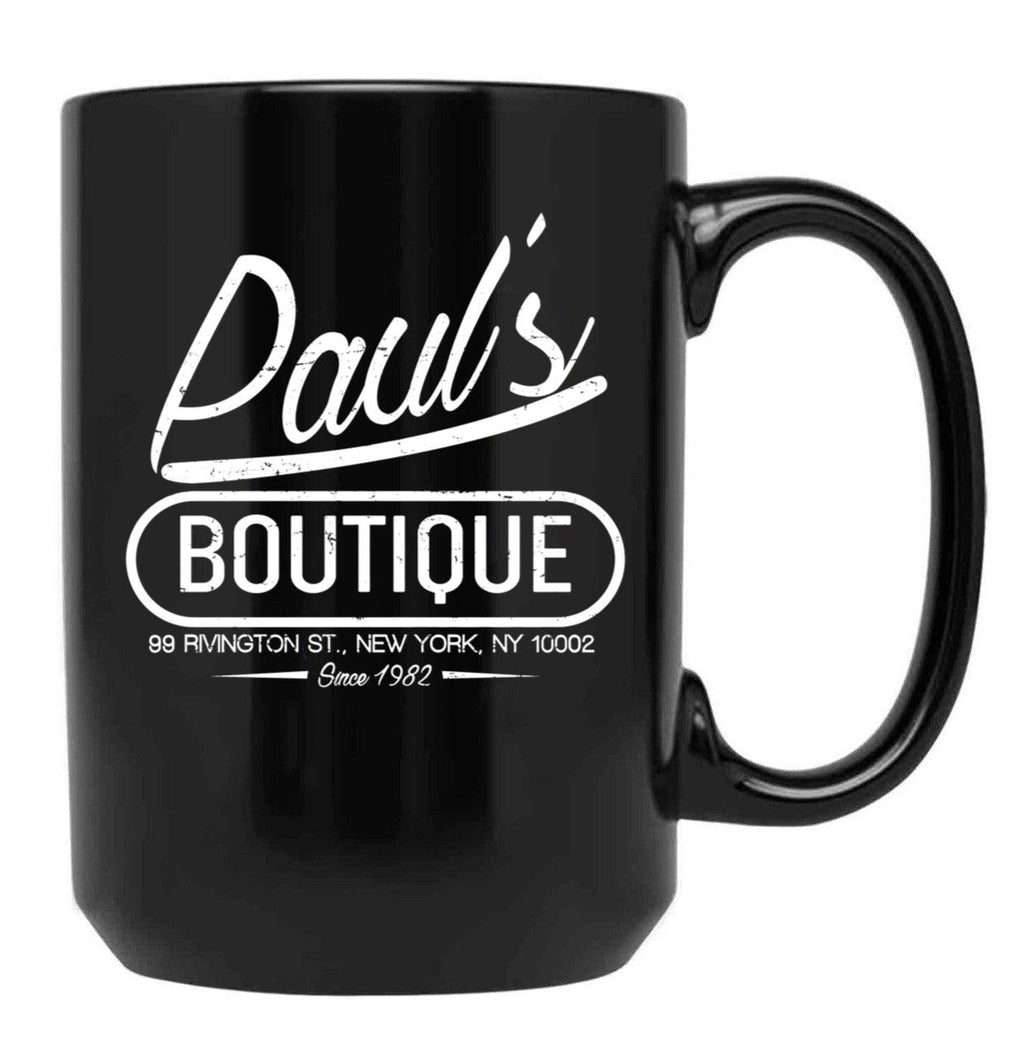 Vintage Paul's Boutique Black Coffee Mug, Gift Coffee Mug