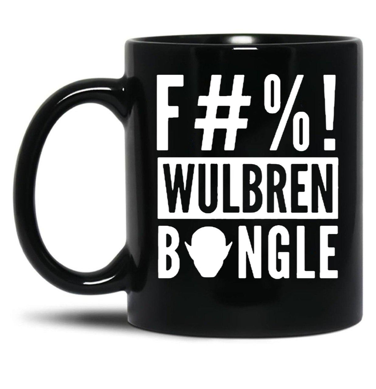 Wulbren Bongle Black Coffee Mug, Gift Coffee Mug